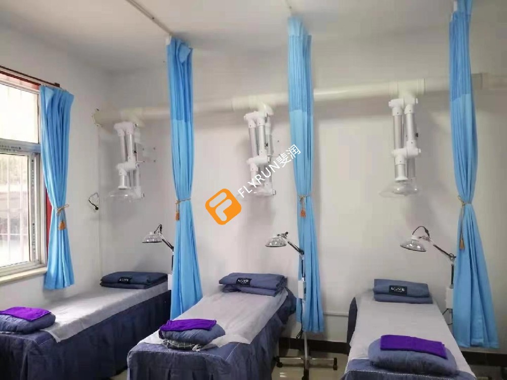 浙江寧波中醫(yī)院艾灸排煙系統(tǒng)安裝案例